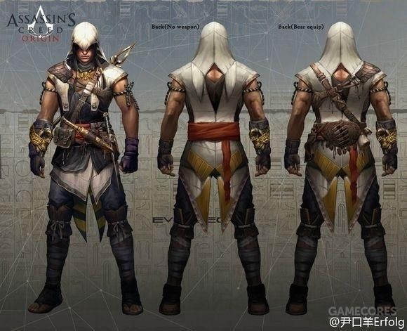 疑似刺客信条埃及篇的设定图