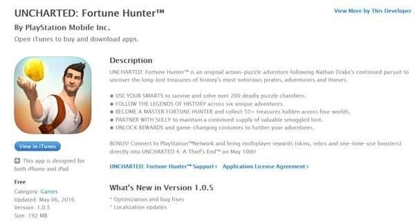 索尼居然给神海做了个手游