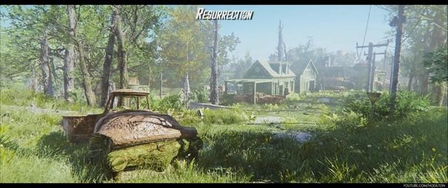 绿植丛生的《辐射4》你见过吗？