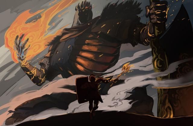 超赞的一组《黑暗之魂3》同人图