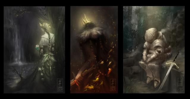 超赞的一组《黑暗之魂3》同人图