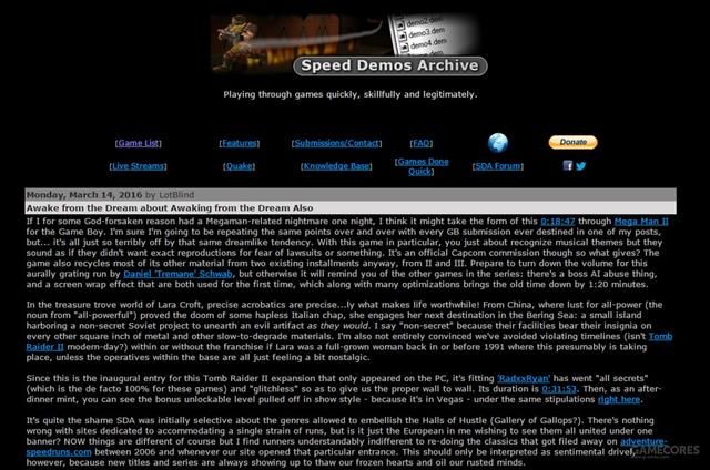 速通：游戏的另一种玩法