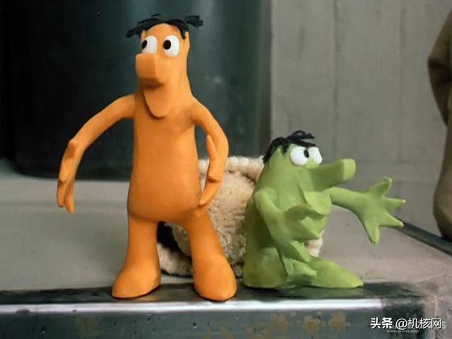 黏土小企鹅的顽皮鹅生