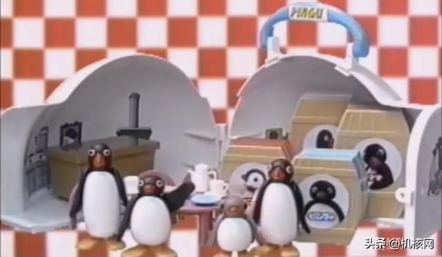 黏土小企鹅的顽皮鹅生