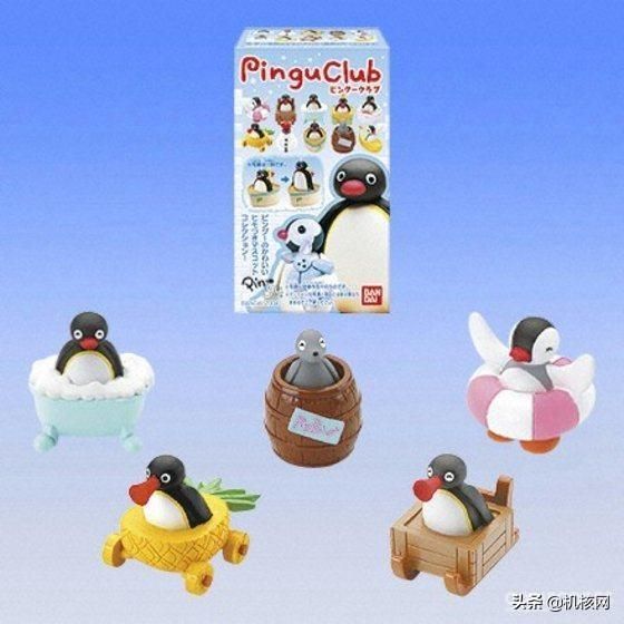 黏土小企鹅的顽皮鹅生