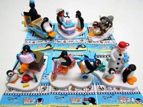 黏土小企鹅的顽皮鹅生