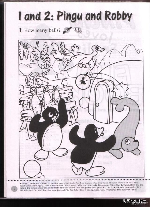 黏土小企鹅的顽皮鹅生