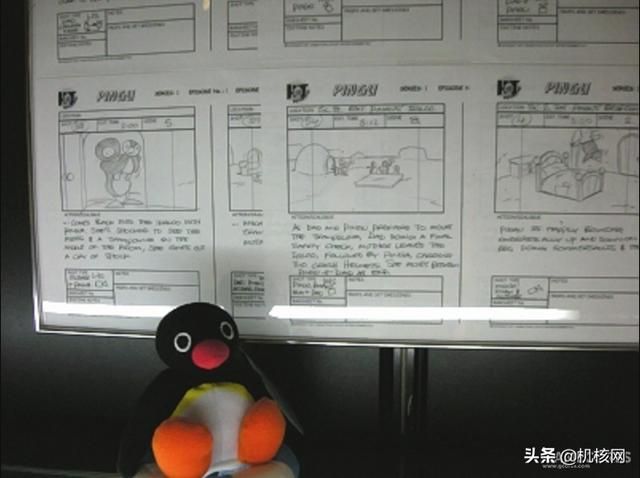 黏土小企鹅的顽皮鹅生